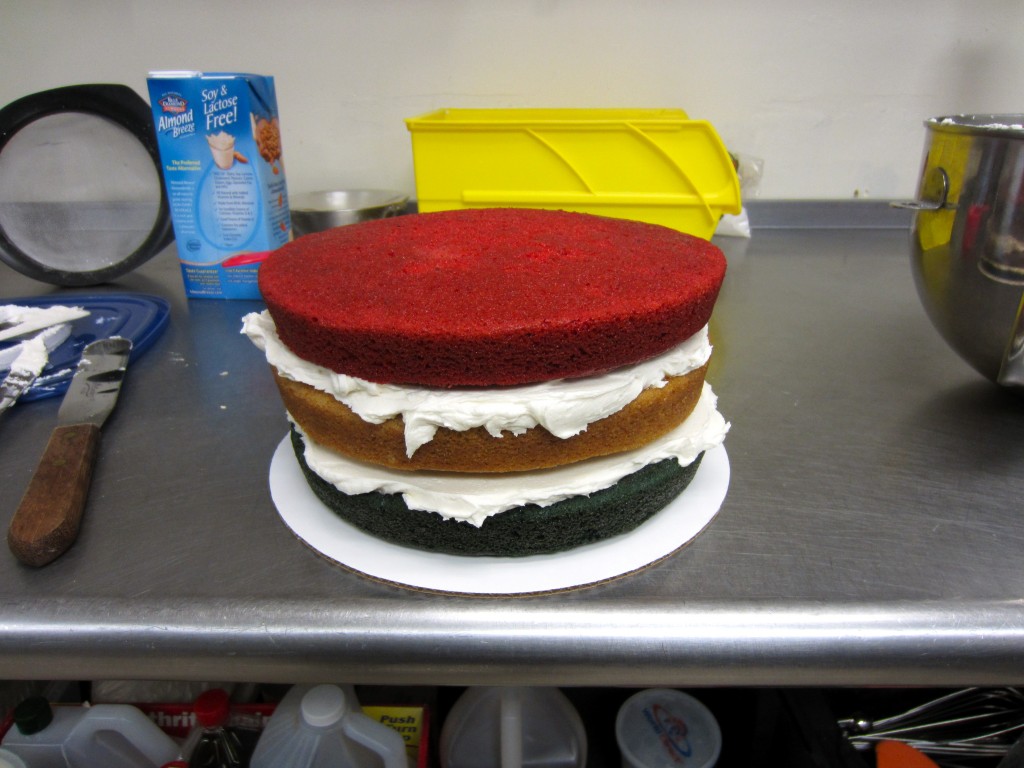 cake in progress