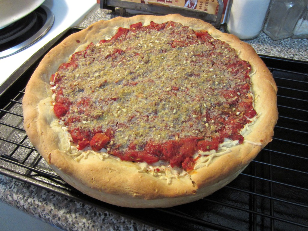 Deep dish pizza - abracapocus