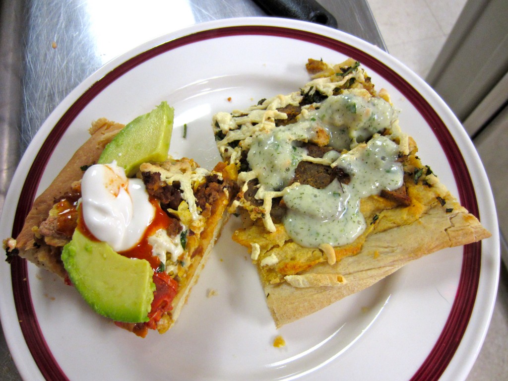 mexican and gyro pizza