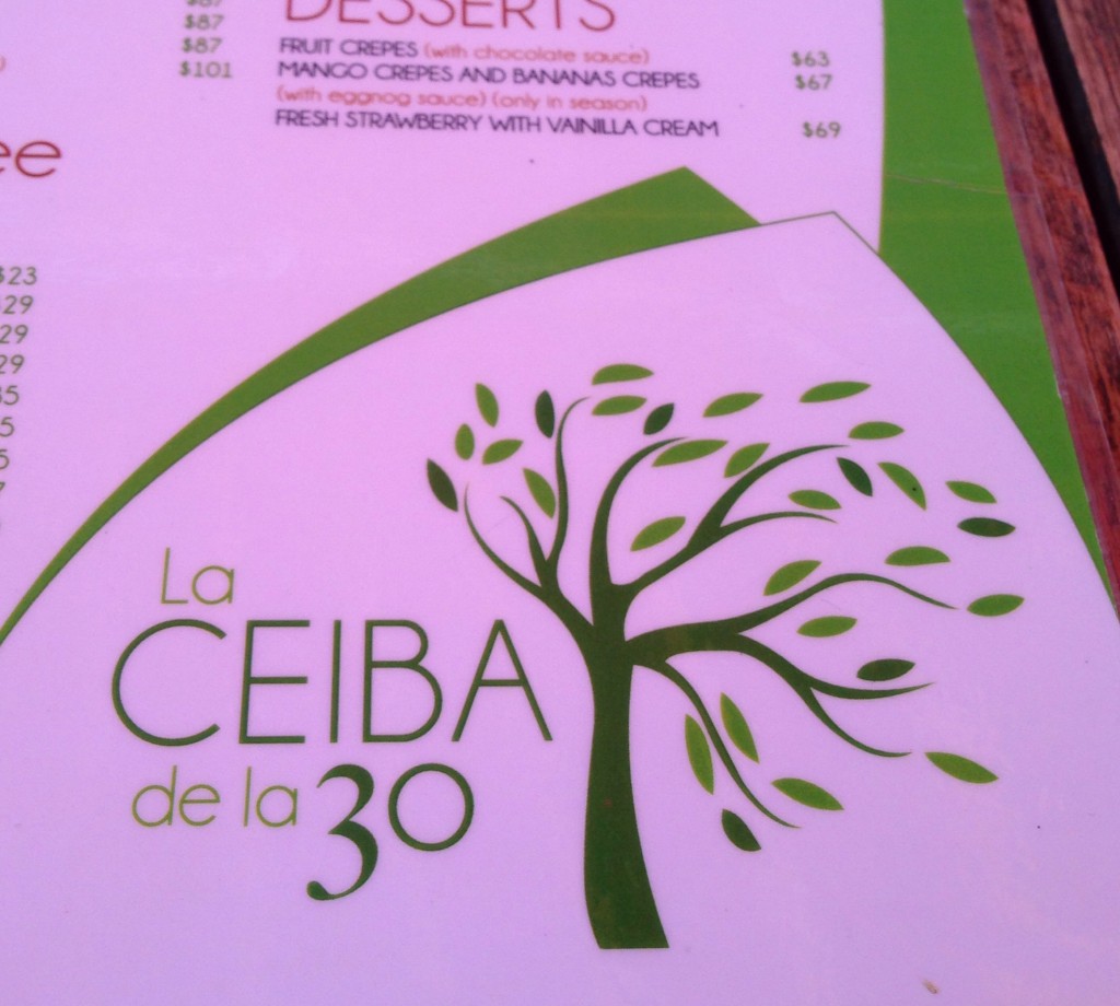 la ceiba de la 30 menu