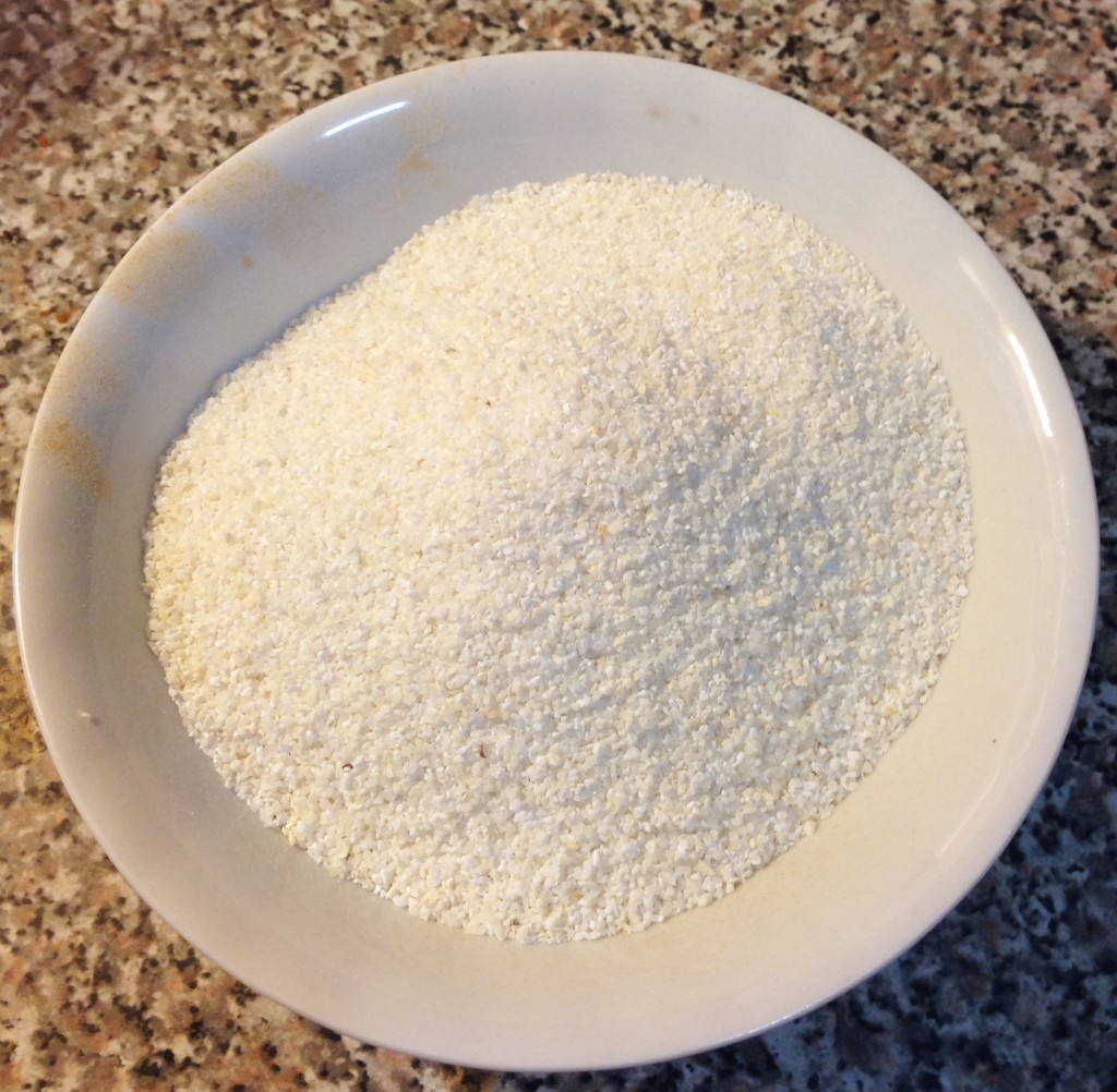 white corn grits