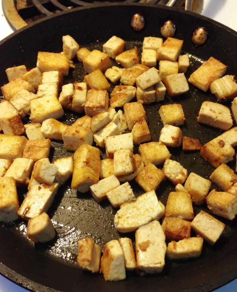 browned tofu