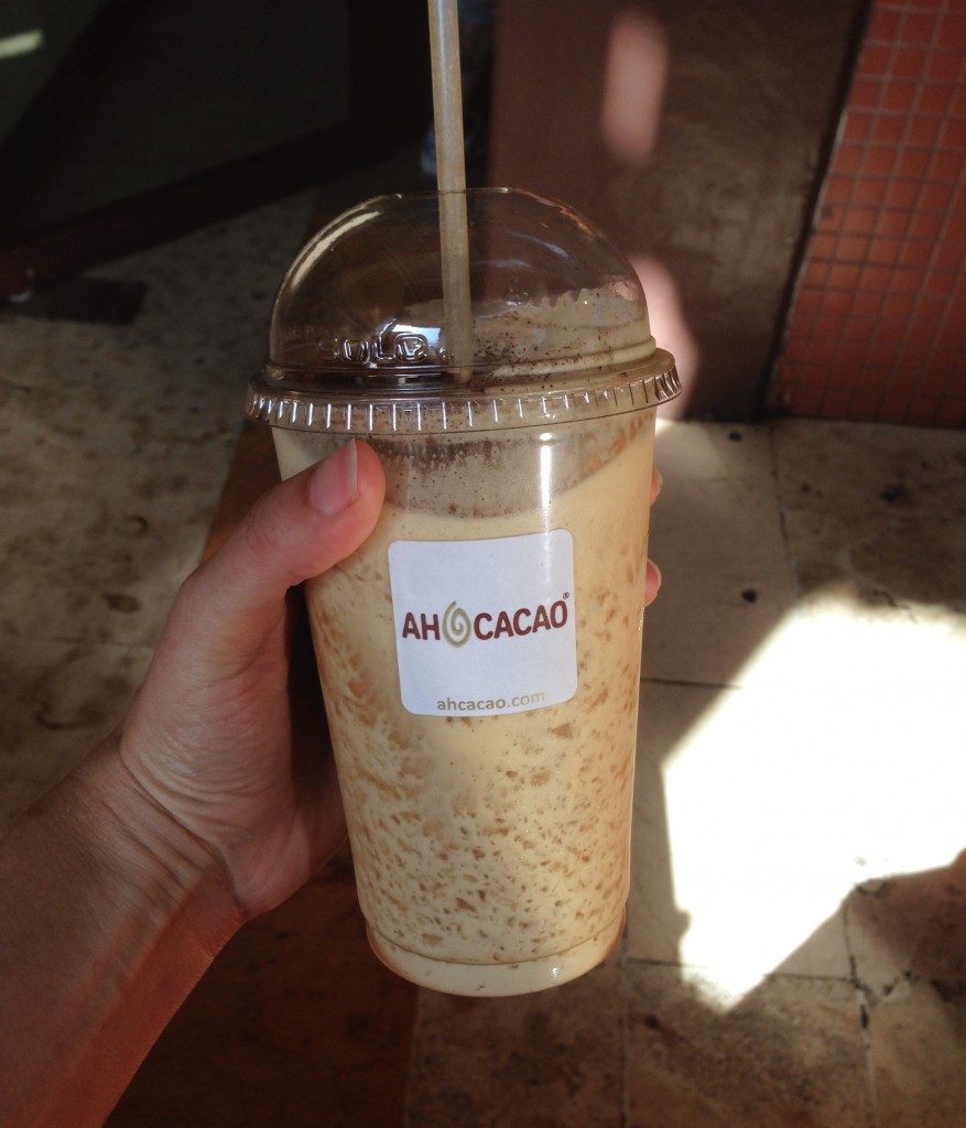 ah cacao espresso frappe playa del carmen