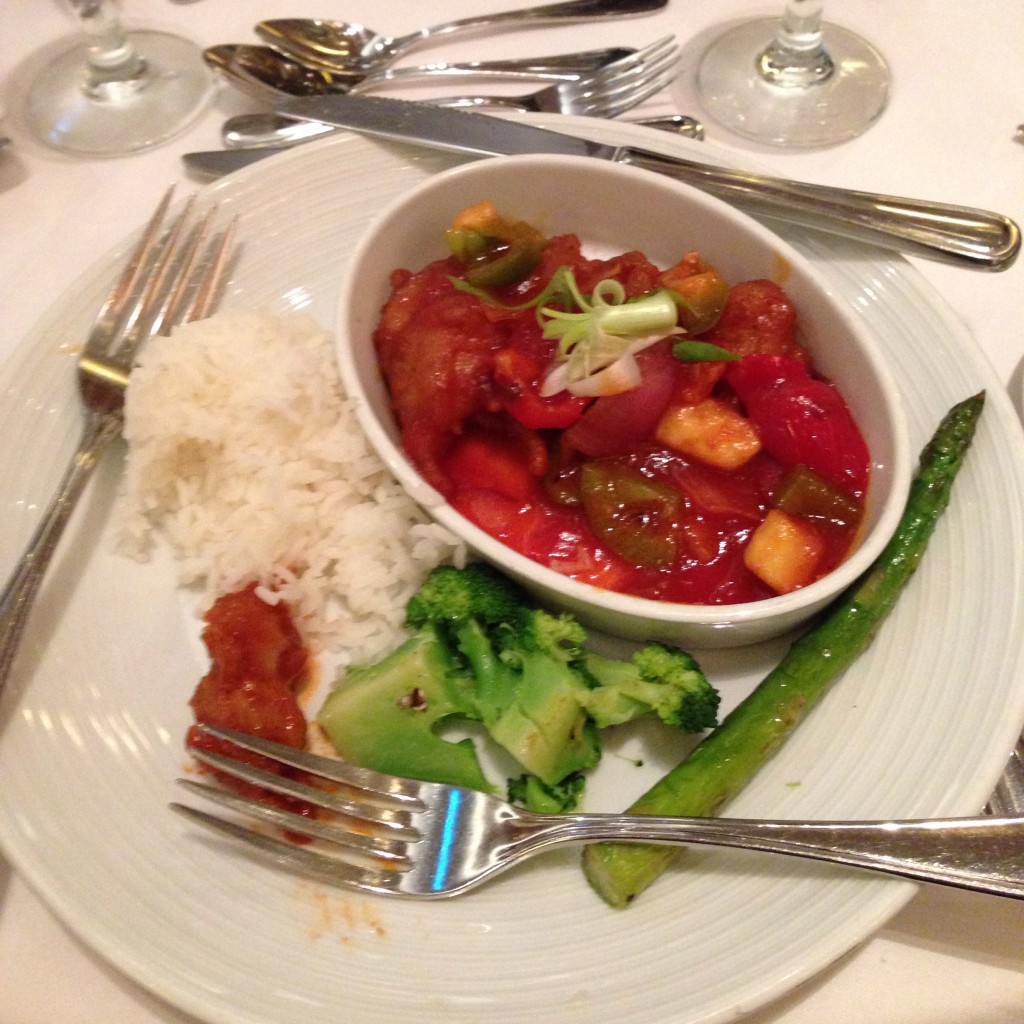 vegan soy chicken on royal caribbean cruise