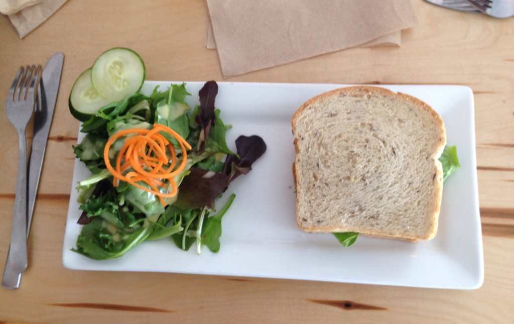 vegan gluten free chicken salad sandwich