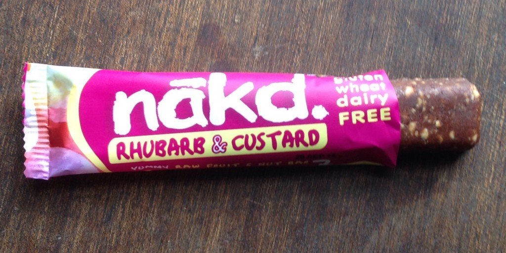 nakd snack bar rhubarb and custard