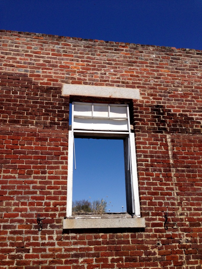 old brick facade in petersburg virginia