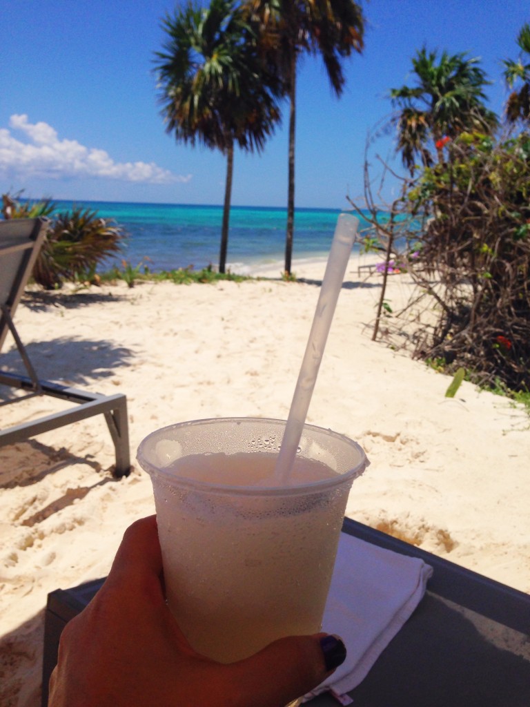 daiquiri on the beach