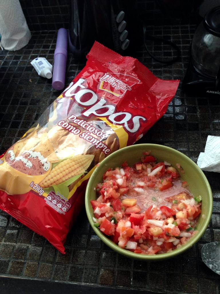 tortilla chips and salsa