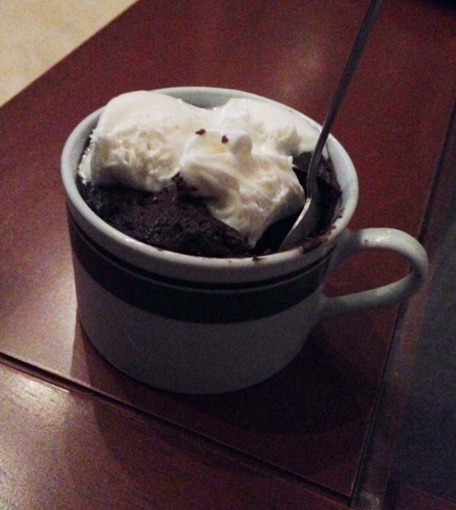 vegan microwave mug cake